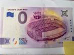 Billet 0 € souvenir Spotify Camp Nou, Enlèvement ou Envoi, Autres pays, Billets en vrac
