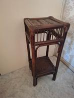 Rotan bamboe bruine planten staander, Huis en Inrichting, Ophalen