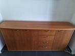 houten dressoir met 3 deuren en 4 lades, Gebruikt, 150 tot 200 cm, Ophalen of Verzenden, Kersenhout