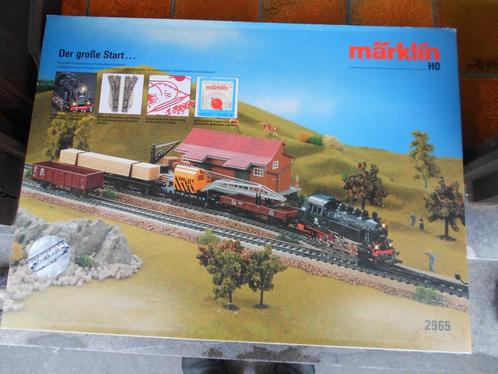 Boîte MARKLIN n°2965 + supplément MARKLIN. Voir description, Hobby en Vrije tijd, Modeltreinen | H0, Gebruikt, Treinset, Märklin