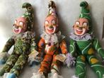 Oud speelgoed clown GDR  41 cm. Lappenpop, Antiek en Kunst, Ophalen of Verzenden