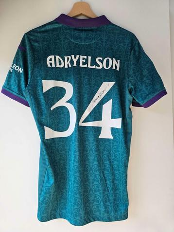 Match worn shirt Adryelson (RSC Anderlecht  - Fenerbahçe), Ophalen of Verzenden, Zo goed als nieuw, Shirt