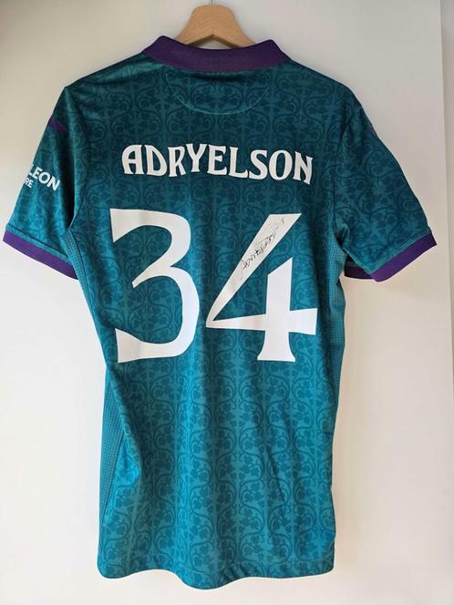 Match worn shirt Adryelson (RSC Anderlecht  - Fenerbahçe), Verzamelen, Sportartikelen en Voetbal, Zo goed als nieuw, Shirt, Ophalen of Verzenden