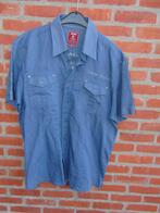 Hemd in linnen Jack & Jones, Kleding | Heren, Overhemden, Ophalen of Verzenden, Gedragen, Blauw, Halswijdte 43/44 (XL)