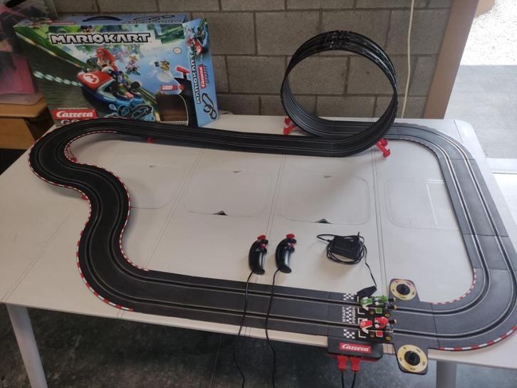 Mariokart Carrera GO!!! racebaan in doos, Kinderen en Baby's, Speelgoed | Racebanen, Zo goed als nieuw, Racebaan, Elektrisch, Carrera