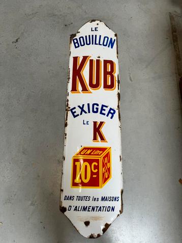 Bouillon Kub emaille bord