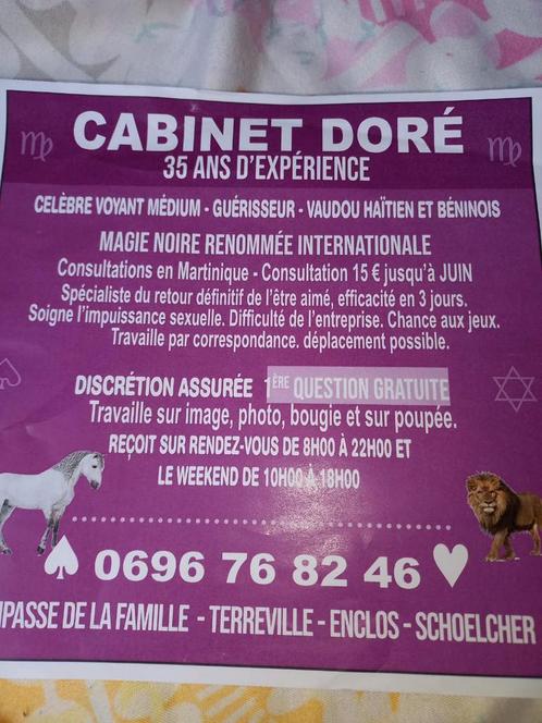 RETOUR AFFECTIF 04 65 48 18 87 VAUDOU MARABOUT VOYANT BELGIQ, Contacten en Berichten, Advies en Oproepen