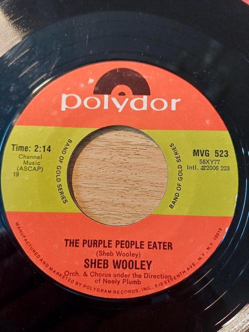Sheb Wooley – The Purple People Eater  Rock & Roll / Novelty, Cd's en Dvd's, Vinyl Singles, Zo goed als nieuw, Single, Pop, 7 inch