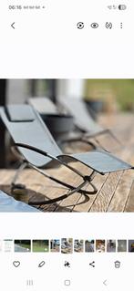 Transat bascule, Jardin & Terrasse, Chaises longues, Enlèvement, Comme neuf