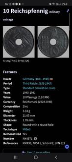 Pièces  allemande  1940, Enlèvement ou Envoi