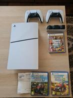 PS5 | 3 maanden oud | 2 controllers | 3 games | Garantie, Games en Spelcomputers, Games | Sony PlayStation 5, Ophalen, Zo goed als nieuw