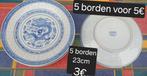 Chinese borden 5stuks voor 3€, Antiek en Kunst, Ophalen
