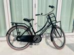 Stoere én stijlvolle zwarte meisjesfiets (24 inch wielmaat), Fietsen en Brommers, Ophalen, 24 inch