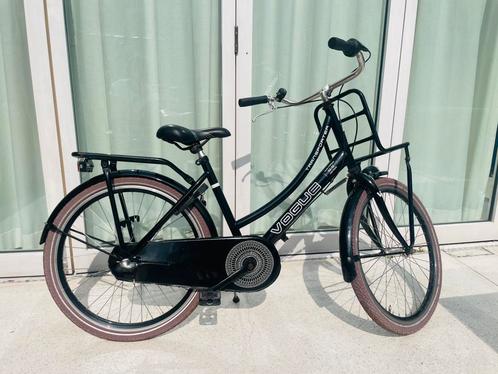 Stoere én stijlvolle zwarte meisjesfiets (24 inch wielmaat), Fietsen en Brommers, Fietsen | Meisjes, 24 inch, Ophalen