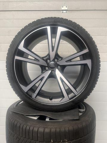 NIEUW 22” AUDI Q7 SQ7 VELGEN FLAX S WINTERBANDEN ORIG. beschikbaar voor biedingen