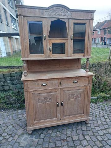 Superbe ancien vaisselier, buffet, 2 corps massif.  vintage  beschikbaar voor biedingen