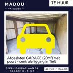 TE HUUR: Afgesloten GARAGE met poort - centrum TIELT, Immo, Garages en Parkeerplaatsen, Provincie West-Vlaanderen