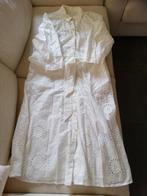 Nieuw prachtig wit kleedje, drie kwart mouwen van merk Her, Taille 46/48 (XL) ou plus grande, Sous le genou, Enlèvement ou Envoi