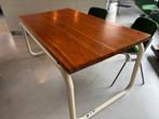 table style Bauhaus/tubax/4 places / cuisine / sam/bureau, Antiek en Kunst, Ophalen