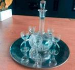 Antiek karafje met 5 glaasjes, Enlèvement ou Envoi