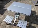 Inklapbare picknicktafel 135x86x66 aluminium, Gebruikt, Campingtafel