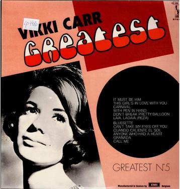 Vinyl, LP    -   Vikki Carr – Greatest N5 beschikbaar voor biedingen