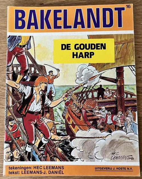 Bakelandt - De gouden harp -16-1e dr(1982) Strip, Boeken, Stripverhalen, Zo goed als nieuw, Eén stripboek, Ophalen of Verzenden
