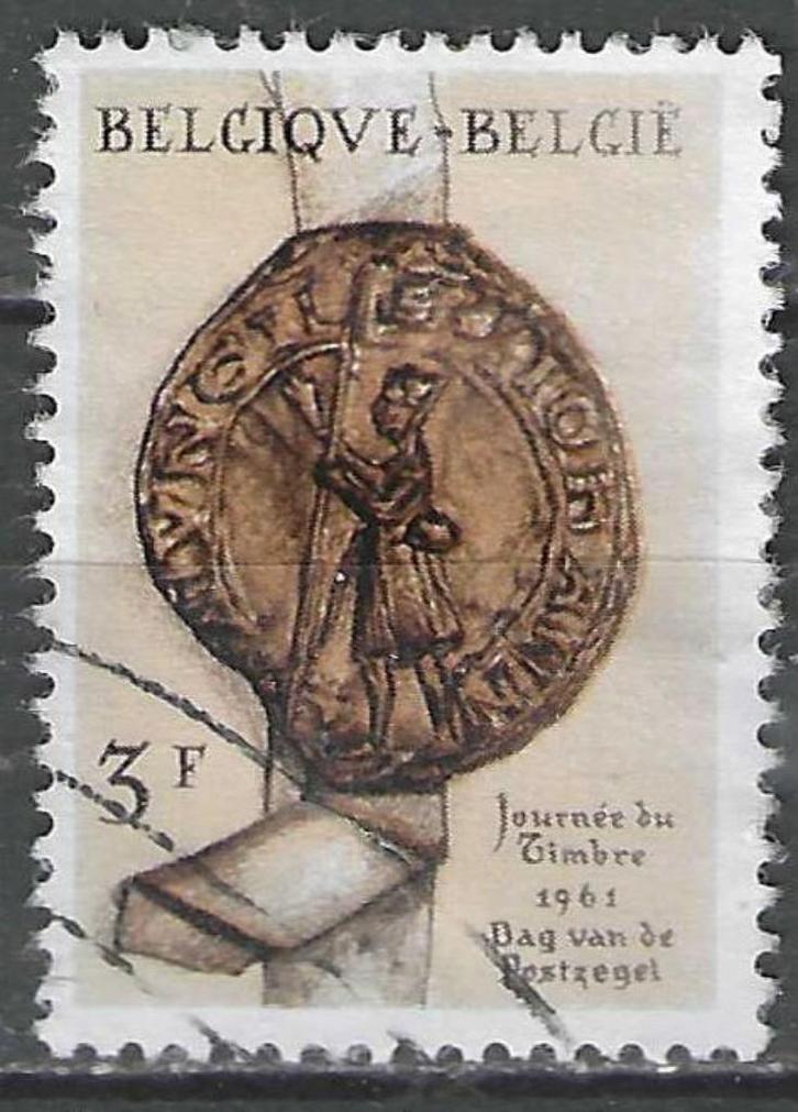Belgie 1961 - Yvert 1175 - Dag van de Postzegel (ST), Postzegels en Munten, Postzegels | Europa | België, Gestempeld, Gestempeld