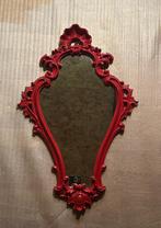 Très beau miroir en bois rouge parfait état 70cm hauteur, Antiquités & Art, Antiquités | Miroirs