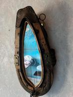 Antieke spiegel, Ophalen, Ovaal, Minder dan 50 cm, Minder dan 100 cm