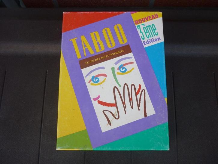 Jeu de société - Taboo 2ème édition - MB, Hobby & Loisirs créatifs, Jeux de société | Jeux de plateau, Utilisé, 1 ou 2 joueurs