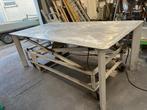 Aluminium werktafel 1250/2500, Doe-het-zelf en Bouw, Ophalen, Gebruikt