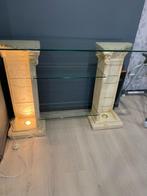 Open vitrine/etalage, Huis en Inrichting, Tafels | Sidetables, Ophalen of Verzenden, Glas