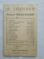 16 liederen van Armand Preud'homme, Boeken, Gelezen, Artiest, Ophalen of Verzenden, Armand Preud'homme