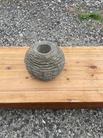 Boule en pierre percée – ornement bassin ou fontaine (22 cm), Enlèvement, Pierre, Fontaine