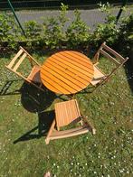 Tuinset, klaptafel en klapstoelen, Tuin en Terras, Tuinsets en Loungesets, Ophalen, Zo goed als nieuw, Tuinset