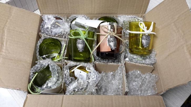 Lot / partij T-lichthouders UILTJE ( NIEUW ), Huis en Inrichting, Woonaccessoires | Kandelaars en Kaarsen, Nieuw, Ophalen of Verzenden