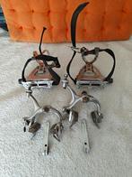 Campagnolo Victory pedalen + remhoeven, Ophalen of Verzenden, Gebruikt, Racefiets, Crankstel of Pedalen