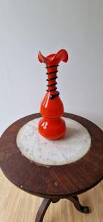 Mooie vaas, Ophalen, Minder dan 50 cm, Rood, Glas
