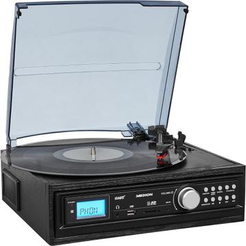 Nieuwe Medion Life E69143 digitale platen- en cassettespeler beschikbaar voor biedingen