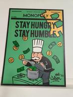 Schilderij van Walser. STAY HUNGRY STAY HUMBLE, Enlèvement