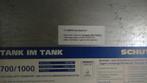 Mazouttank 1000 liter met stookolie ca 750 liter, Ophalen, Gebruikt