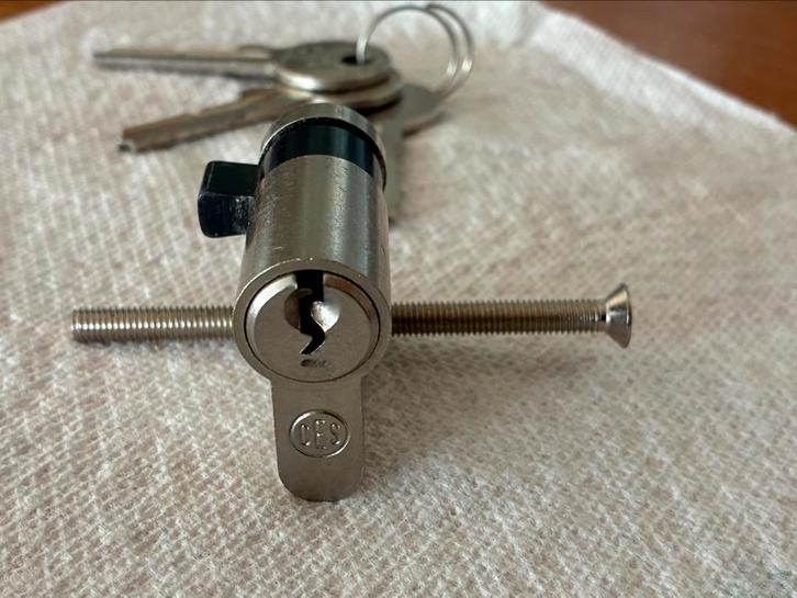 CES cylinderslot, Doe-het-zelf en Bouw, Hang- en Sluitwerk, Gebruikt, Ophalen of Verzenden