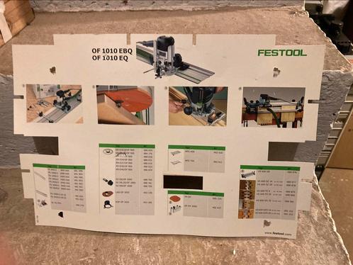 Moulage défonceuse Festool  - inlay - insert - OF 1010 eq, Bricolage & Construction, Outillage | Fraiseuses, Utilisé, Enlèvement ou Envoi