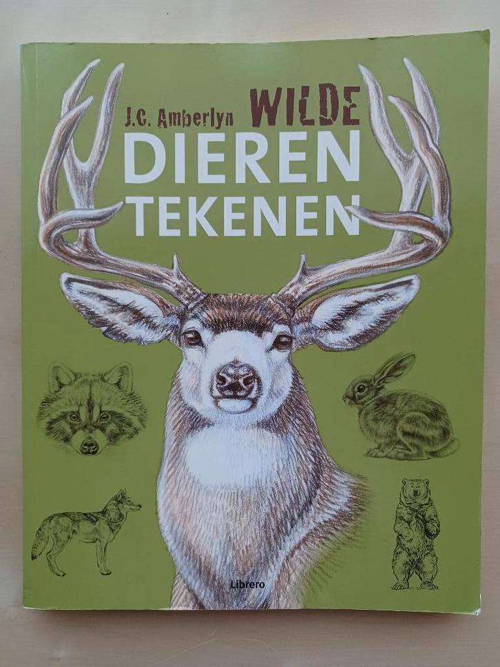 Wilde Dieren Tekenen, Livres, Loisirs & Temps libre, Utilisé, Dessin et Peinture, Enlèvement ou Envoi