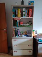 Kledingkast + boekenkast, Kinderen en Baby's, Kinderkamer | Commodes en Kasten, Gebruikt, Ophalen