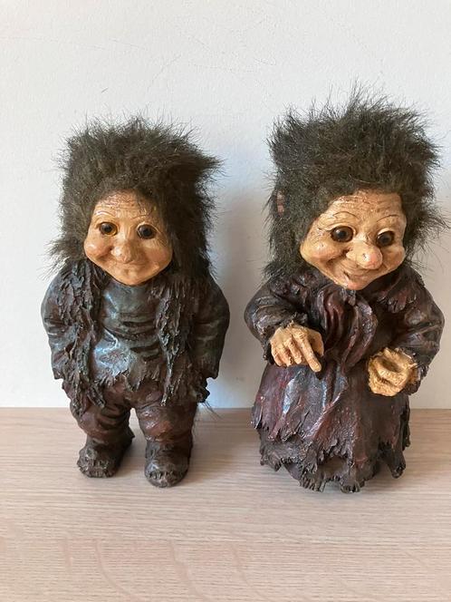 Troubs Trollen - koppel, Verzamelen, Beelden en Beeldjes, Zo goed als nieuw, Ophalen of Verzenden