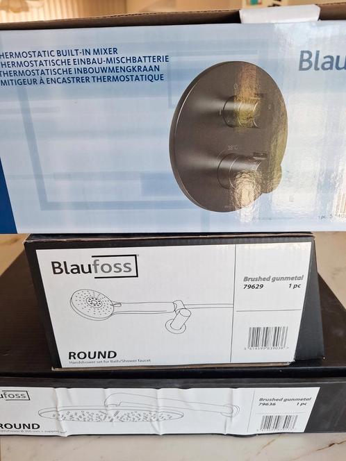 Blaufoss inbouw douchekraan gun metal, Doe-het-zelf en Bouw, Sanitair, Nieuw, Ophalen