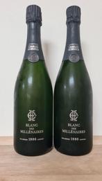 2 flessen Charles Heidsieck Blanc des Millenaires 1995, Verzamelen, Wijnen, Ophalen of Verzenden
