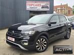 ✔VW T-CROSS 1.0TSI AUTOMATIC Active 2022 Euro6❕ Apps, cam, Lichtsensor, Zwart, Bedrijf, 5 zetels